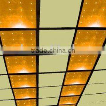 LED laminated glass table top