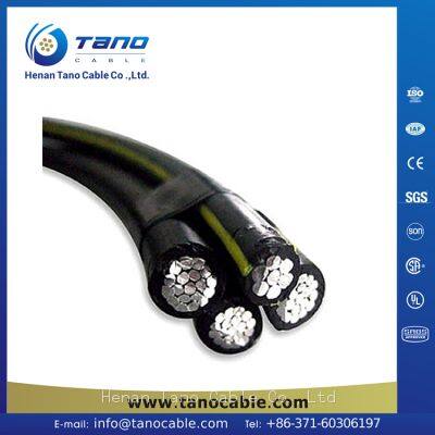 1kv Quadruplex Service Drop Cable Aluminum Overhead Insulated Cable Abc
