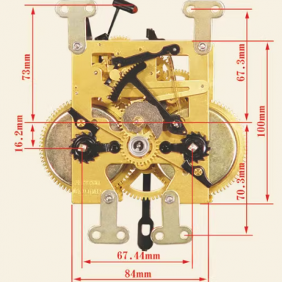 Mechanical Clock Movement 15days & 31days photo-4