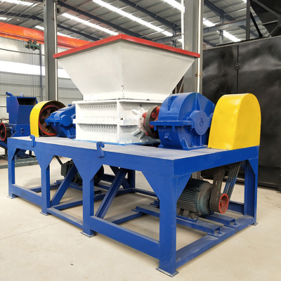Industrial Metal Plastic Double Shaft Shredder Machine Twin Shaft Crusher Shredding Equipment for Recycling Waste