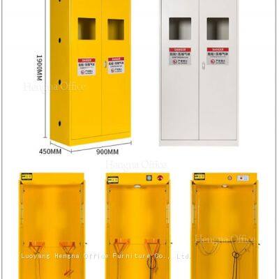 High Quality Laboratory Gas Cylinder Cabinet With Control Panel, Buzzer Alarm and Ventilation System for Manufacturing Plants photo-2
