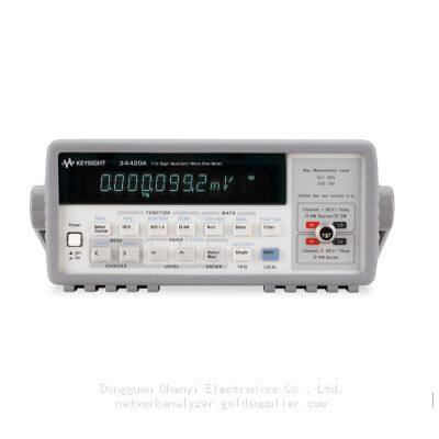 Keysight 34420A Nano-Volt/Micro-Ohm Meter, 7 ½ Digits of Resolution 34102A 34103A 34104A