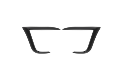 Fog Light Decoration Trim for Model Y Juniper, Glossy Black photo-2