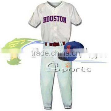 Cheap blank customize baseball jersey uniforms for wholesale