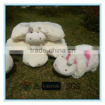 Plush animal cow seat cushion