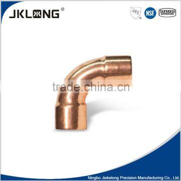 J9014 copper pipe fitting, copper 90 degree Long Elbow C*C with UPC,NSF certificate