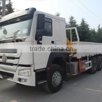 HOWO truck with crane 10 ton