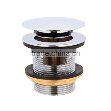 Kingchun Chrome Finish Brass Basin Sink Drain Pop up Waste Vanity with Overflow Drainer (K260-D)