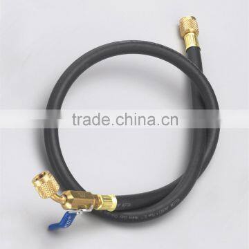 CE Approved Working Pressure 500 Psi Fiber Braid Durable Rubber R134a Charging Hose photo-4