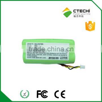 CS-LS4278 3.6V 800mAh ni-mh battery pack,AAA size rechargeable battery pack for barcode scanner/wireless headset battery