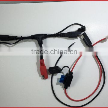 T Type Cable connection SAE Plug 300V Elextrical Cable Assembly