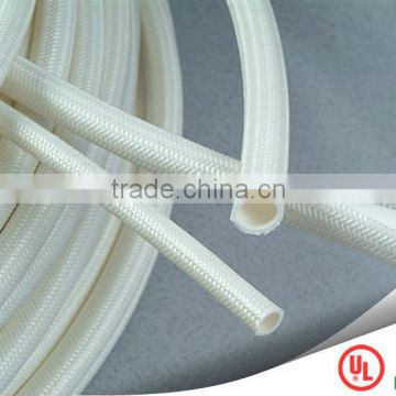 Rubber tube with fiberglass braiding