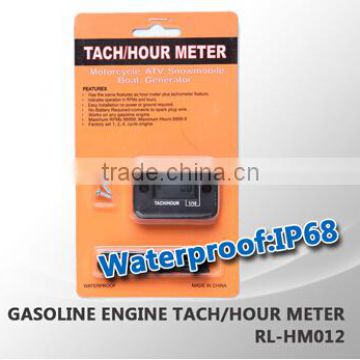 Tach / hour meter on Gas engine waterproof