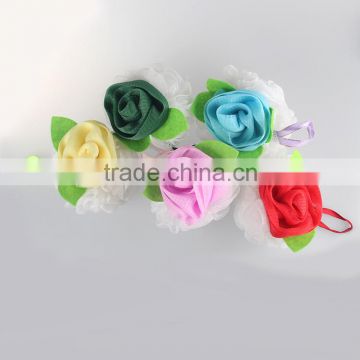 Rose flower bath ball