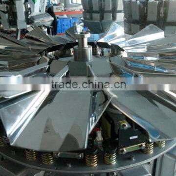 14 Hoppers Multihead Weigher for Seeds,chips,pasta,bolts,buttons,chocolate,tea,sugar,noodles,candy,popcorn,etc photo-4
