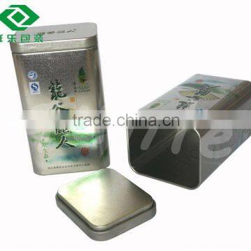 Rectangular Cheap Tin Cans Tea Can Manufacturer With Embedded Lid