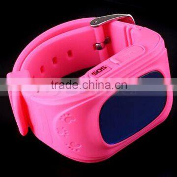 Silicone SOS Phone Emergency GPS Tracker Kid Phone Wrist Watch With SIM Card Slot Phone Call For Children Old People photo-3