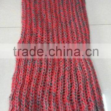 2014 Winter Newest Fashion Unisex Two Thread Weave Circle Loop Knitted Scarf photo-4