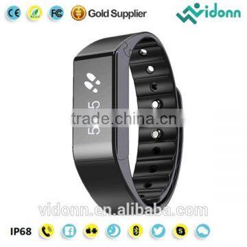Factory Vidonn X6S IP68 calorie burnt free APP Android iOS compatible IP68 smart bluetooth g sensor pedometer manual
