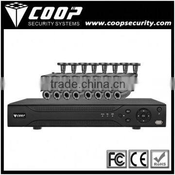 16 Channel CCTV Outdoor Bullet HDCVI Camera Free CMS VMS HD-CVI Kit 1080P 2MP 16CH System