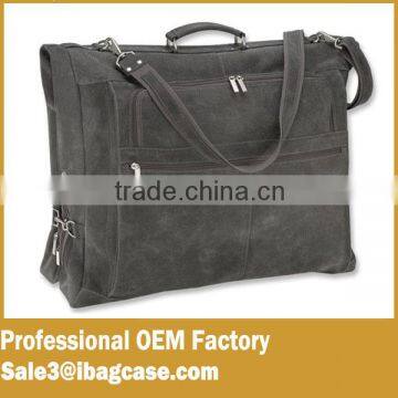 Leather Garment Bag Distressed Custom High Quality Suit Bag for Men photo-3
