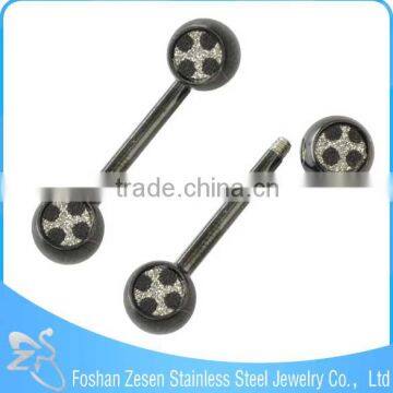 2015 Hot Straight-Bar Body Piercing Jewelry Custom Tongue Rings