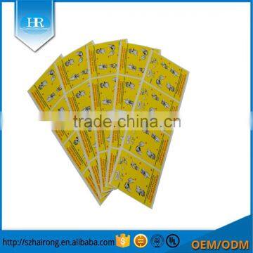 Custom Slik Screen Printing Color Logo Strong Glue Self Adhesive Label photo-2