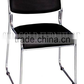 Modern Simple Steel Frame Used PU Leather School Chairs (SZ-OC142C)