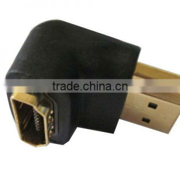 90degree gold plated HDMI adapter