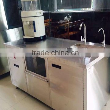 working table ice machine for beverage and bar shop use