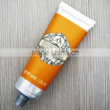 Labelling 60ml aluminum laminated cosmetic tube