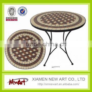 Top mosaic patterns for round tables