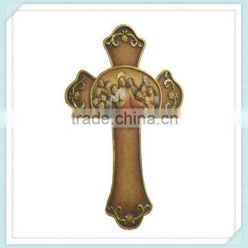 Decorative resin religious cross