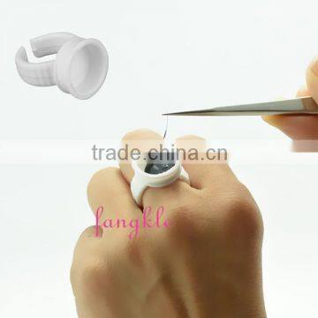 Good quality eyelash extention tool wearable plastic tattoo ring cup