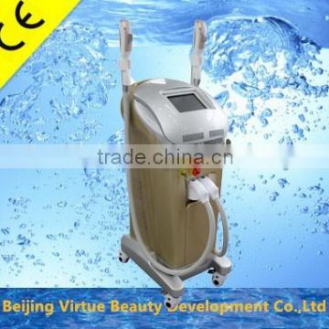 Dual handles IPL hair removal SHR pigment removal/IPL OPT/IPL SHR MACHINE