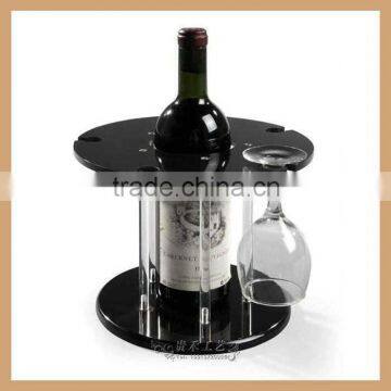 Black Color Acrylic Wine Stand Display Rack photo-3