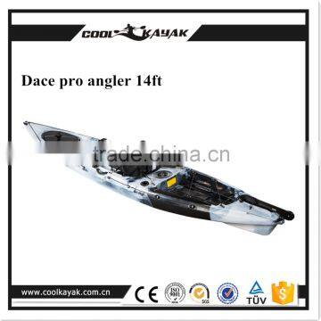 Single Fishing Canoe With Rudder System Paddle Rowing Kayak Quality Choice photo-2