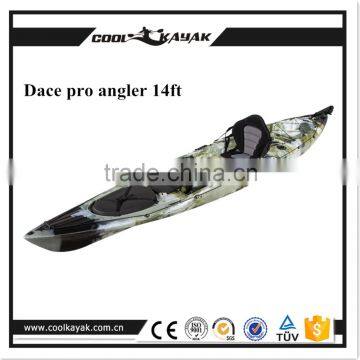 Single Fishing Canoe With Rudder System Paddle Rowing Kayak Quality Choice photo-3