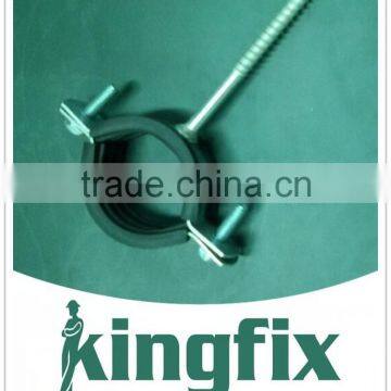 pipe clamp with screw nail and rubber