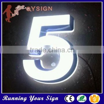 Easy to install indoor used LED small acrylic toilet sign