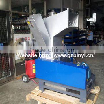 15HP Automatic Car Bumper feeding pipes crusher supplier, crushing recycling machines