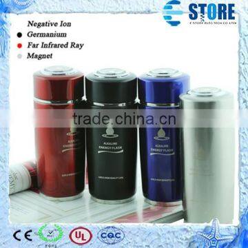420ml Black Alkaline Stainless Steel Water Bottle