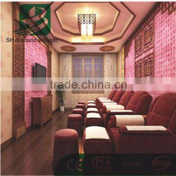 flocking acoustic wall panel with the Style of Chinese Classical