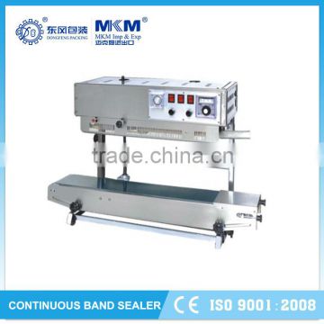 new sealing solid ink date printing and continous band sealer frd-1000 with conveyor DBF-770W