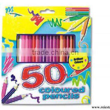 50pcs pack 7inch colored pencil color pencil