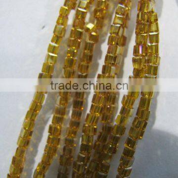 2mm Sales of color Square crystal beads CB064