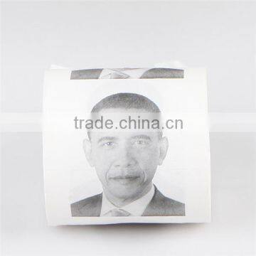 Custom Barack Obama Novelty Printed Toilet Paper photo-2