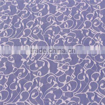 2016 High Quality White Chantilly Lace Fabric for Ladies Suit photo-4