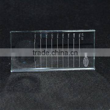 2-In-1 Crystal Glass Adhesive Glue Pallet Holder for Eyelash Extensions photo-4