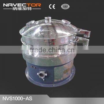 separate solids from liquids vibratory screener